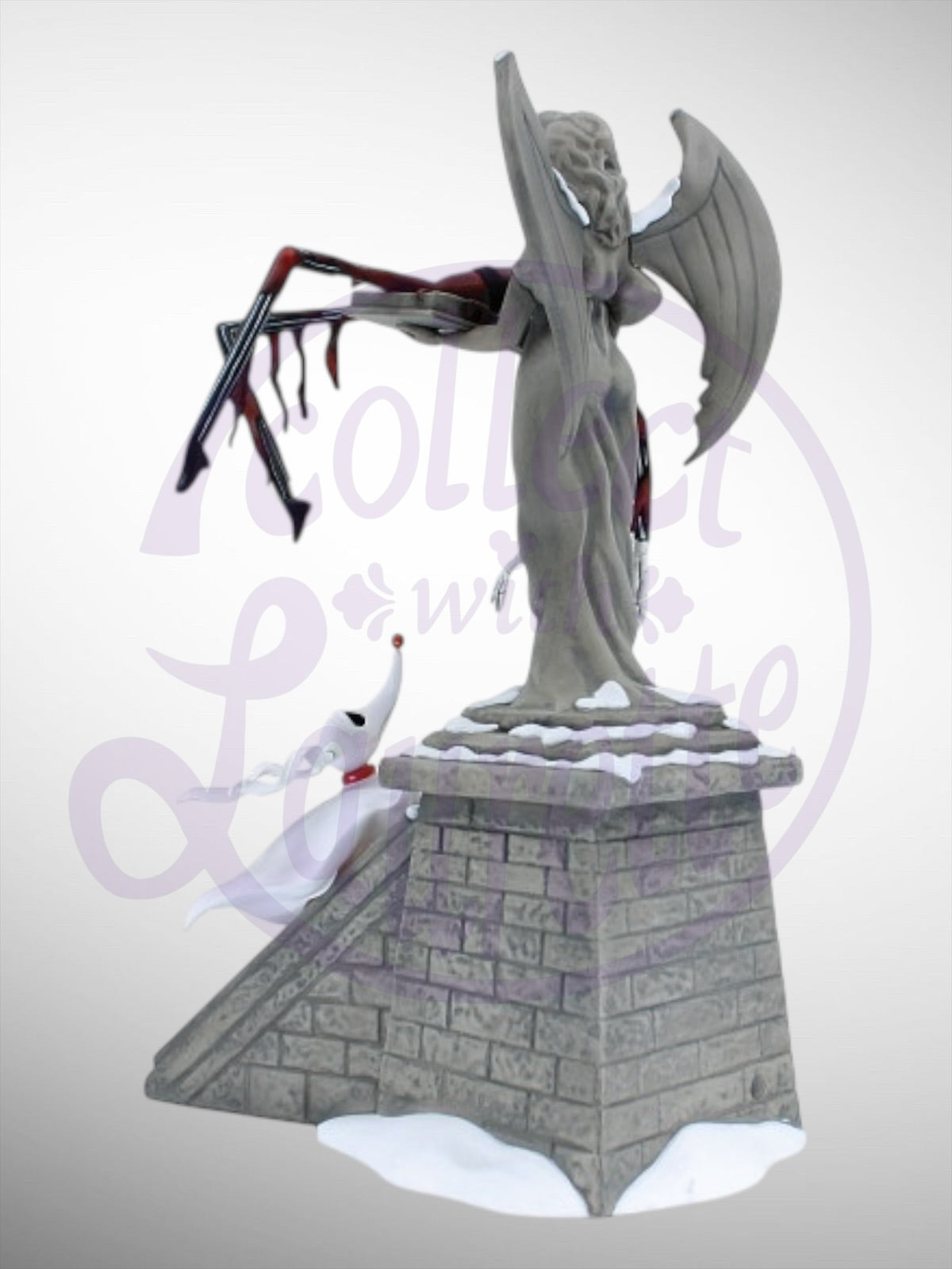 Disney Showcase Collection - Santa Jack & Light Up Zero Nightmare Before Christmas Figurine - PREORDER